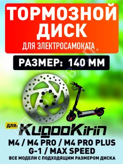 Тормозной диск Kugoo M4 ELECTROMIRO 99114322 купить за 476 ₽ в интернет-магазине Wildberries