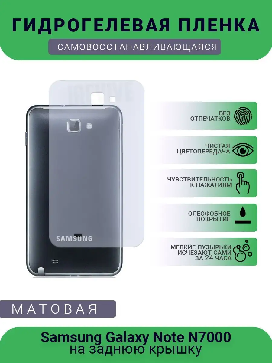 Защитная пленка Samsung Galaxy Note N7000 матовая РУПЛЕНКА 99118480 купить  за 347 ₽ в интернет-магазине Wildberries