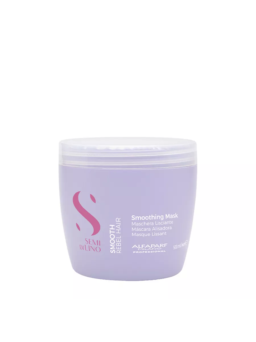 Разглаживающая маска для непослушных волос Semi di Lino Smooth Smoothing Mask: Маска 500мл