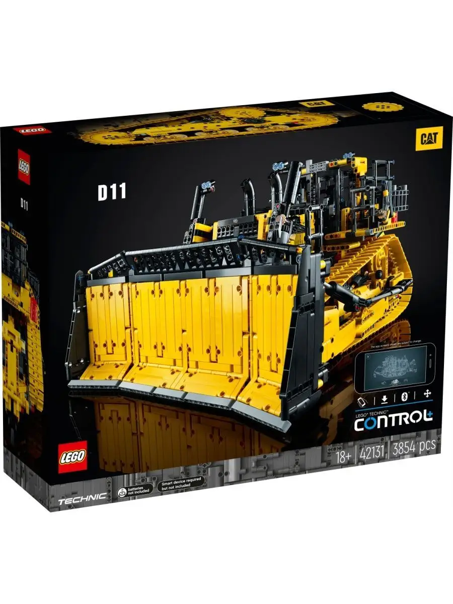 Technic 42131 Бульдозер на пульте управления LEGO 99215916 купить за 50 459  ₽ в интернет-магазине Wildberries