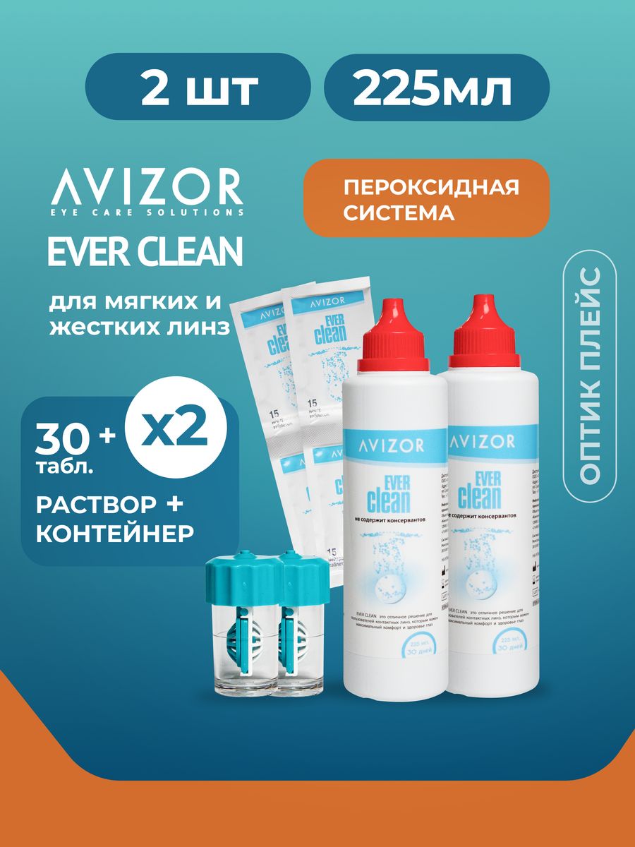 Клин би раствор. Avizor ever clean. Эвер Клин раствор для линз.