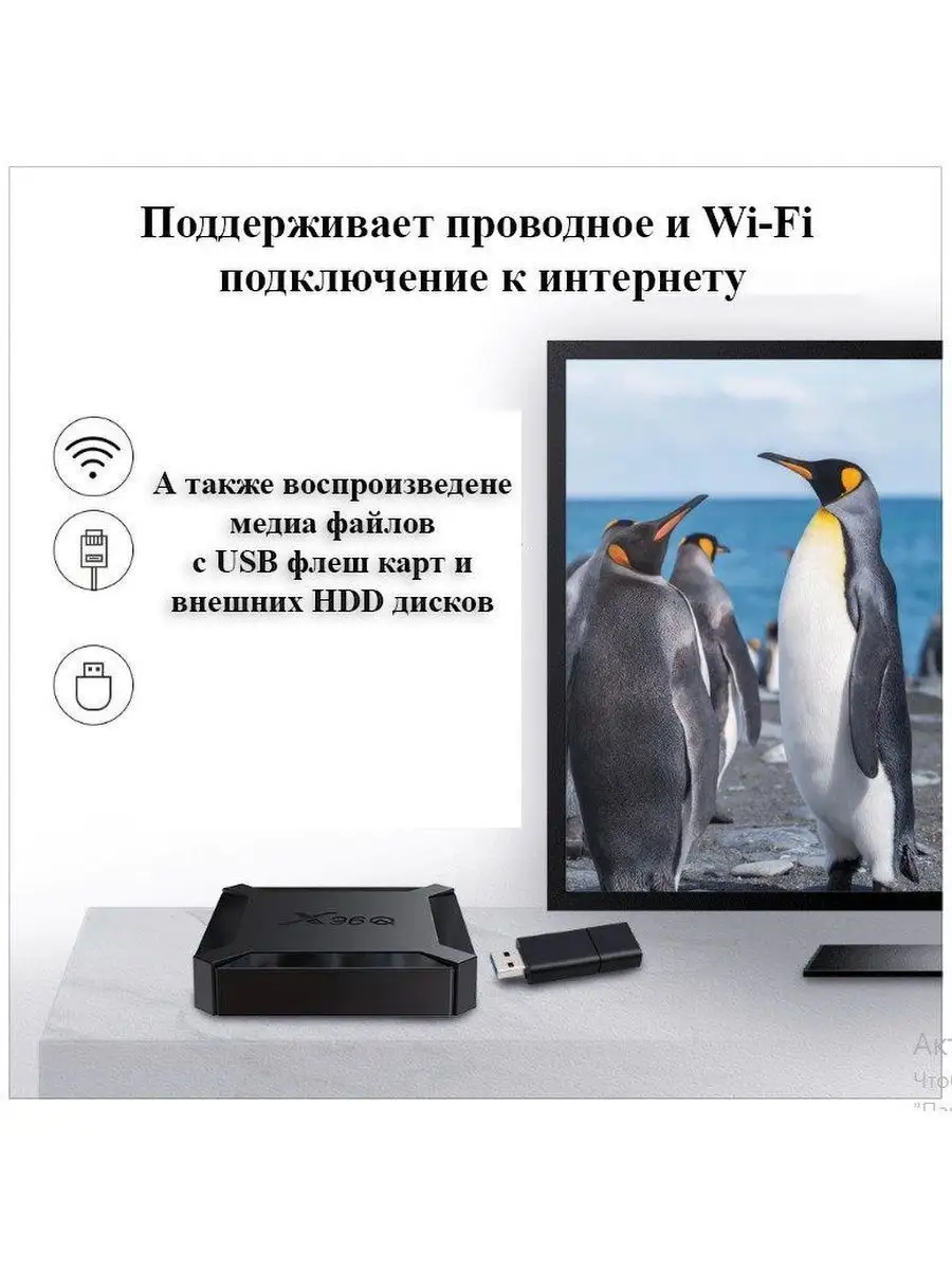 Wi-Fi Смарт ТВ приставка X96Q 2/16 4К tv box Rgeeed 99230805 купить за 2  398 ₽ в интернет-магазине Wildberries