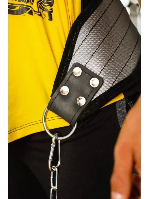 Fitsafe Пояс для отягощений с цепью, серый, фото 4