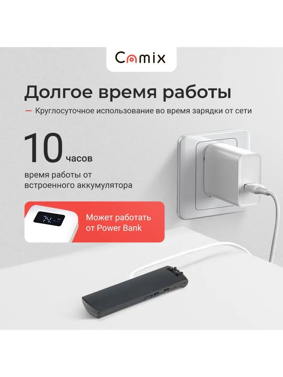 Camix Скрытая камера видеонаблюдения P2P DV350 мини видеокамера