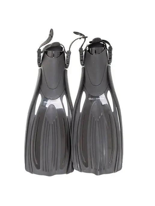 Marlin Ласты для плавания CAYMAN BLACK с открытой пяткой, черный, фото 2
