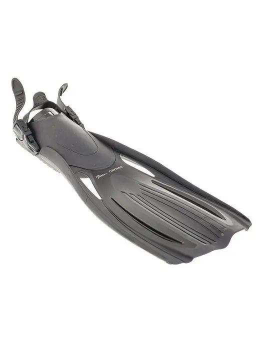 Marlin Ласты для плавания CAYMAN BLACK с открытой пяткой, черный, фото 4