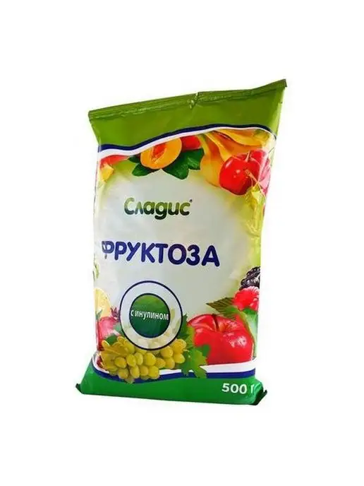 Сладис Фруктоза натуральная с инулином 500г*2шт порошок, 500 г, 2 шт, фото 5