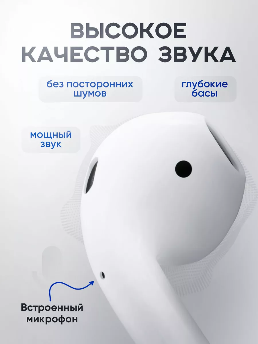 Наушники беспроводные Air 2 для iPhone и Android Xiaomi 99477275 купить за  864 ₽ в интернет-магазине Wildberries