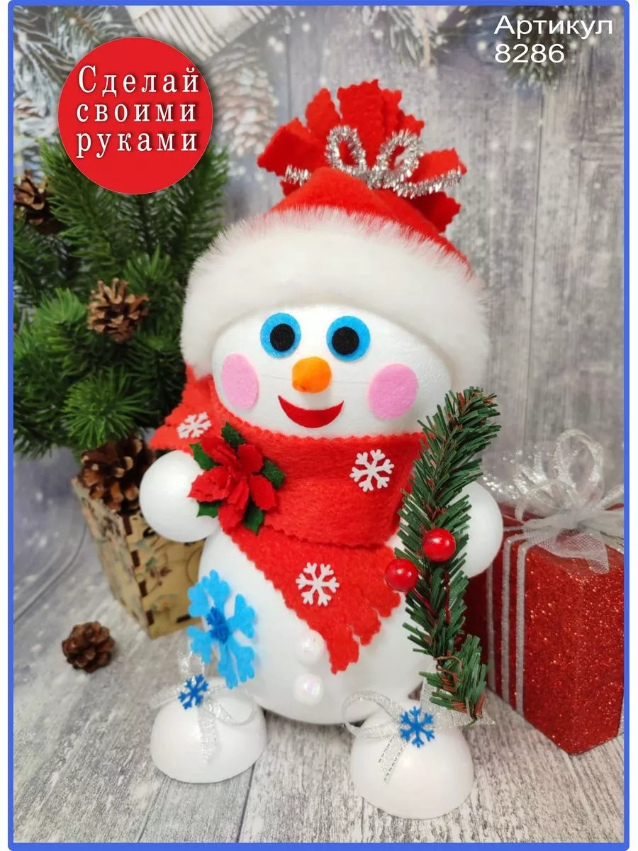 30 забавных рождественских украшений в виде снеговика