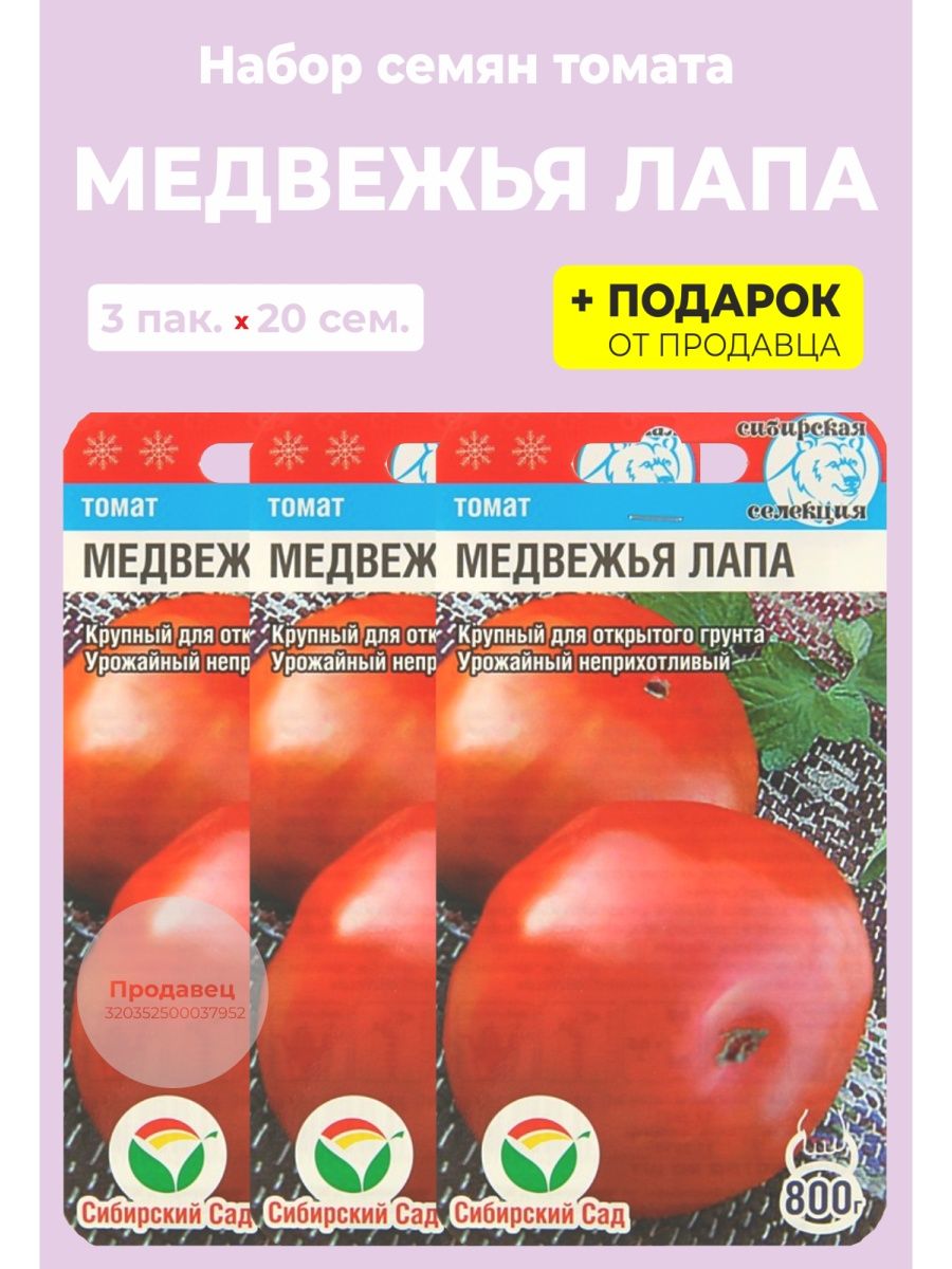 Томат медвежья лапа Сибирский сад. Томат медвежья лапа характеристика. Томат медвежья лапа фото. Томат медвежья лапа характеристика и описание.