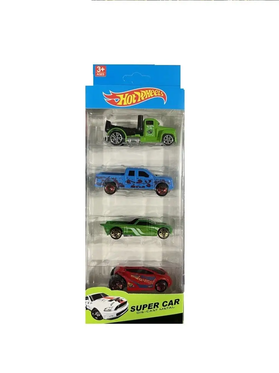 Hot wheels/Хот Вилс 4 машинки Luizetka 99491603 купить за 659 ₽ в  интернет-магазине Wildberries