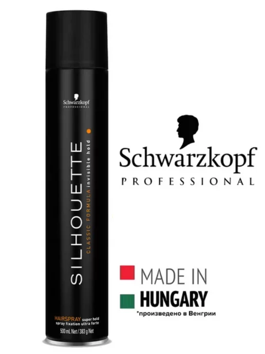 Schwarz ID Лак для волос Silhouette Pure Formula 500 ml, 500 мл