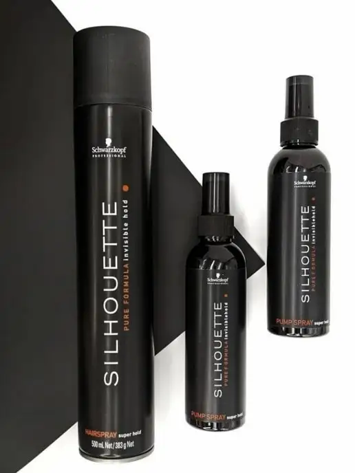 Schwarz ID Лак для волос Silhouette Pure Formula 500 ml, 500 мл, фото 2