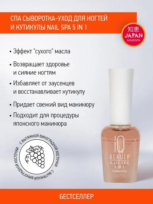 IQ BEAUTY Уход для ногтей и кутикулы Nail SPA 5in1, вариант
