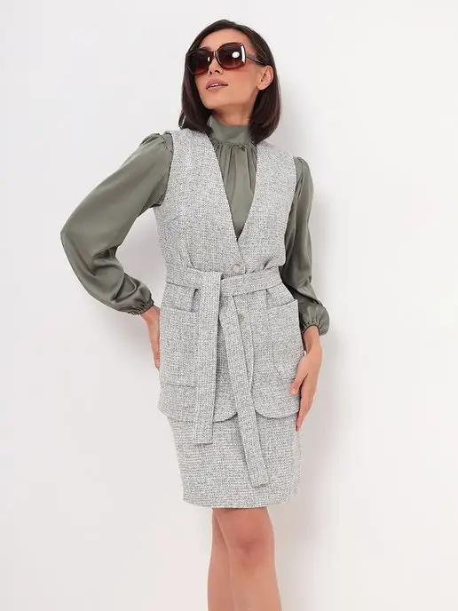 Выкройки DRESS YOU Выкройка жилет удлиненный, вариант, фото 5
