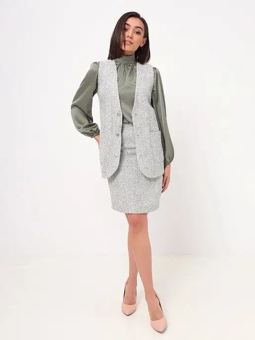 Выкройки DRESS YOU Выкройка жилет удлиненный, вариант, фото 8