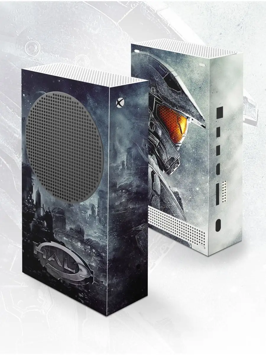 Наклейка на XBOX Series S по игре Halo