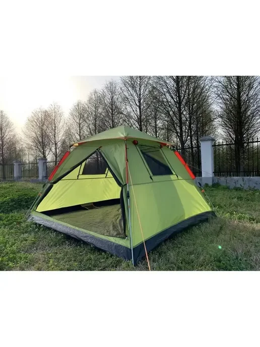 HOMEMARKET24/7 Автоматическая палатка трехместная ART930, зеленый, фото 7