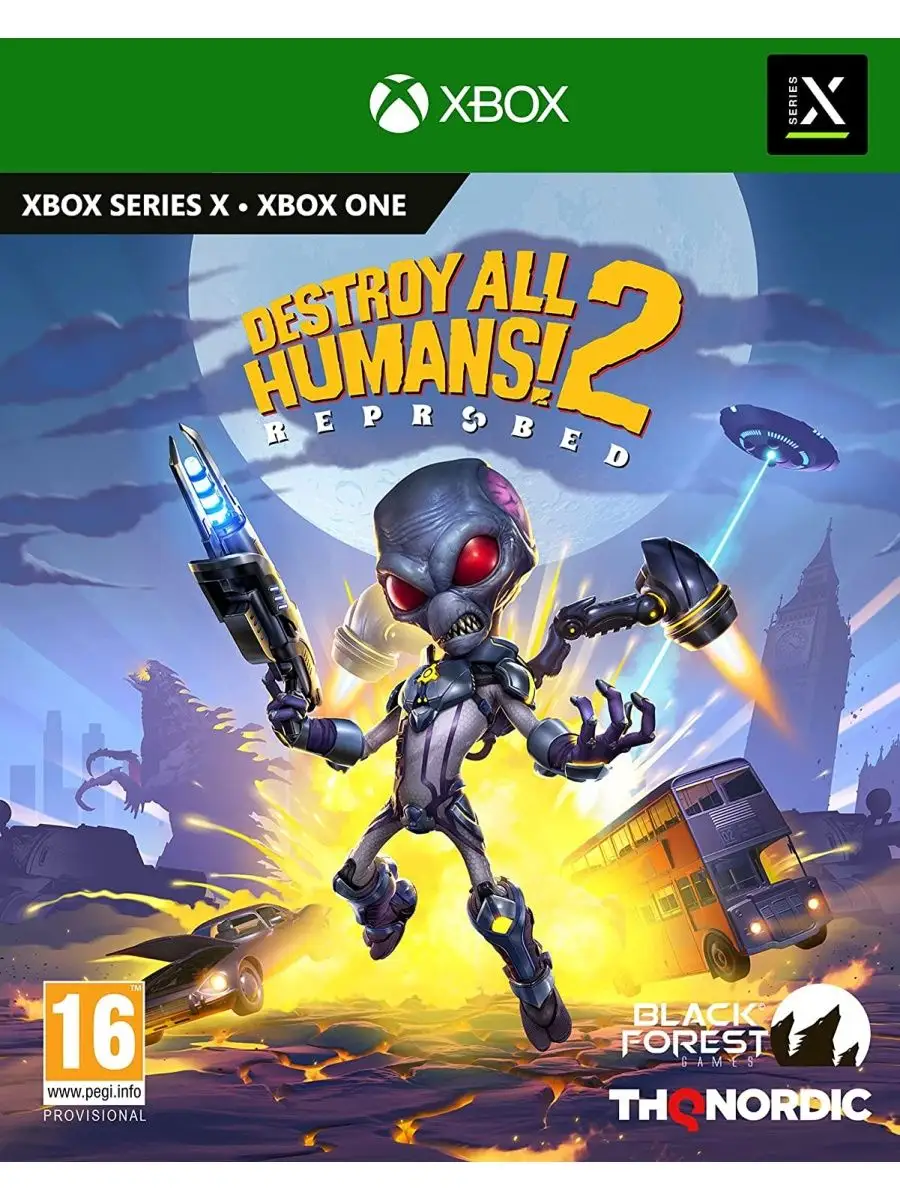 Игра Xbox Series X Destroy All Humans!2.Reprobed THQ 99705249 купить за 2  481 ₽ в интернет-магазине Wildberries