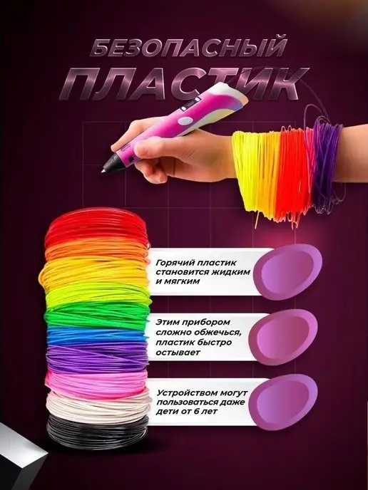 3 D Game True 3D ручка набор для творчества 3д, розовый, фото 3