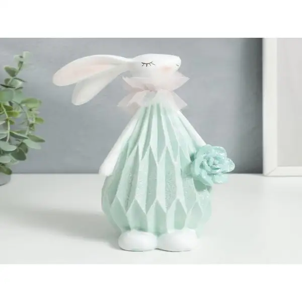 Фигурка Зайчик с цветочком 18х6,5х13,5см