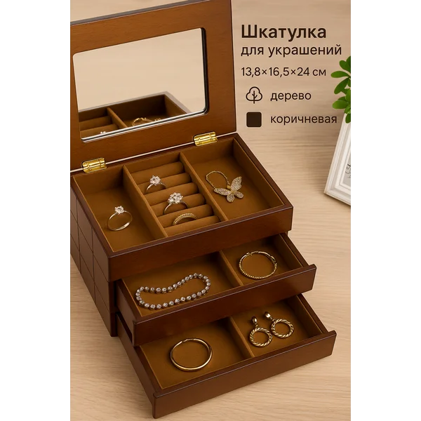 Шкатулка для украшений и колец