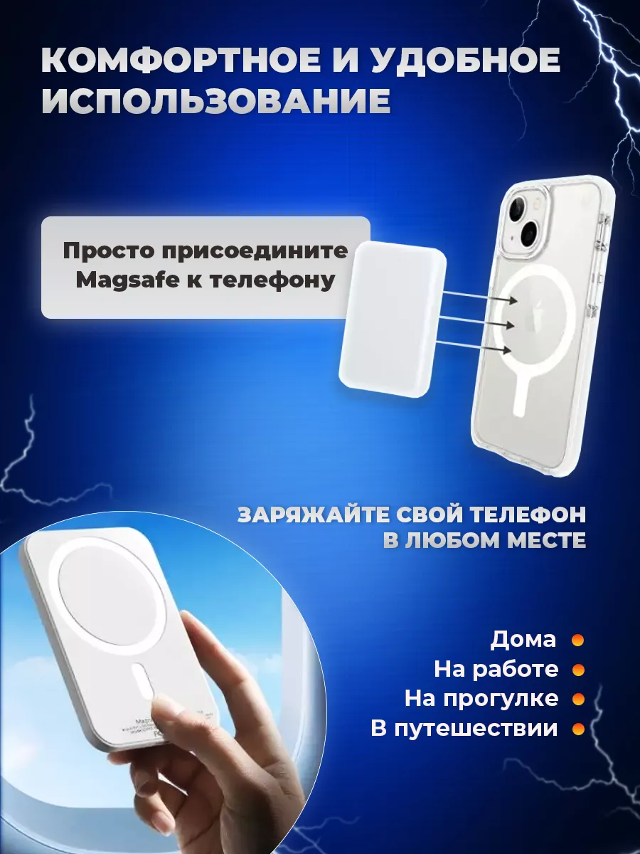 Чехол для iphone 11 с magsafe и повербанк AShop78 99836831 купить за 801 ₽  в интернет-магазине Wildberries