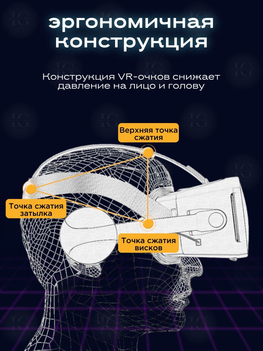 Очки виртуальной реальности IG PLAY 99845720 купить за 2 660 ₽ в  интернет-магазине Wildberries