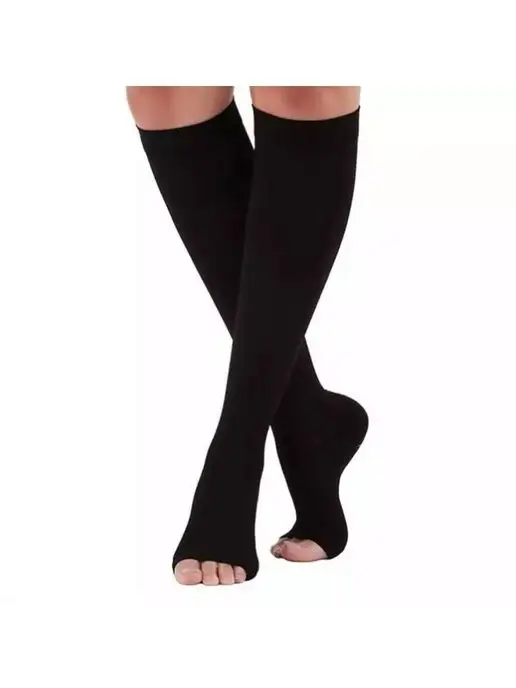 Rasskazoff Гольфы компрессионные, 2 класс компресии, черный, фото 4