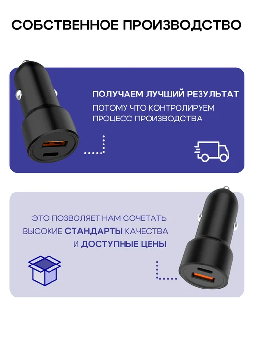 GQbox Зарядка в прикуриватель 52,5W, 20 Вт, фото 8