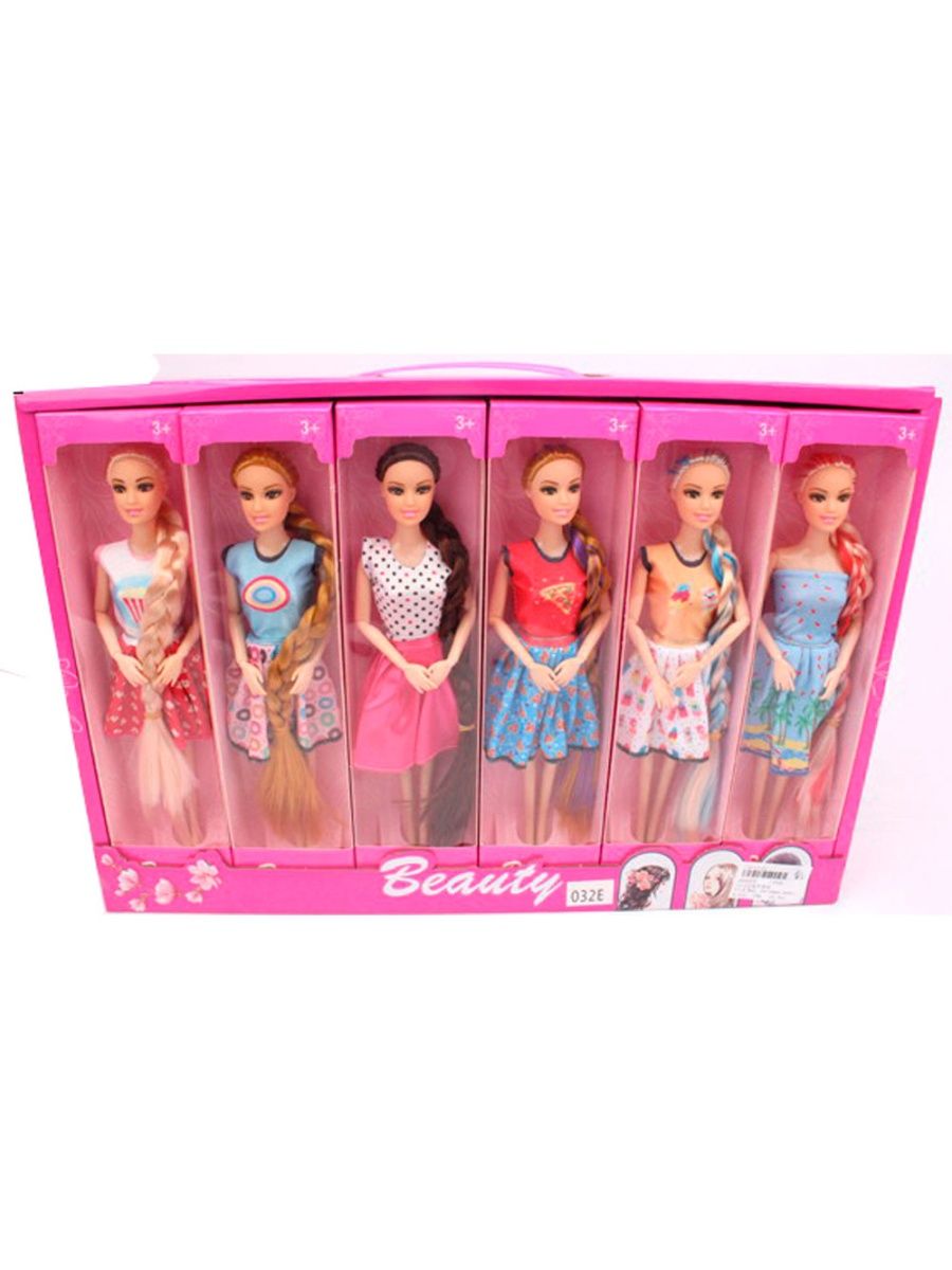 6 кукол в коробке